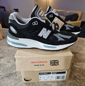 New Balance 991v2 Made in England U991BK2 – Black Suede